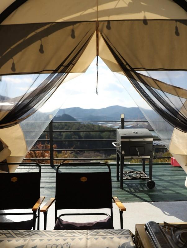 광양 호수도도글램핑 (Gwangyang Lake Island Glamping)