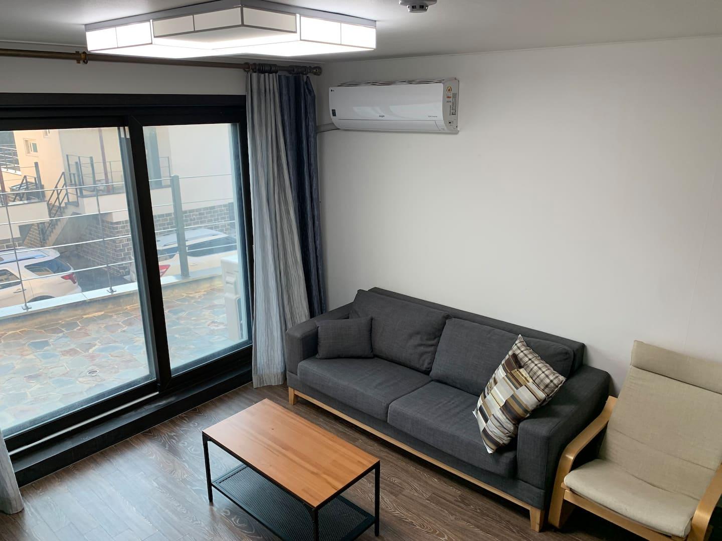 대관령면의 프라이빗 하우스 (40m², 침실 1개, 프라이빗 욕실 1개) (HealingPension near Alpensia and Yongpyeong Resort)