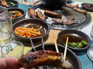 쪽갈비석쇠구이